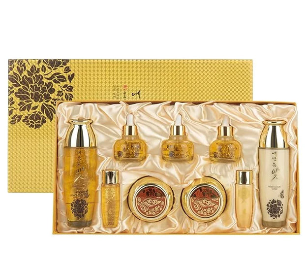 YEDAM YUN BIT Prime Luxury Gold Women Skin Care Set With Skin, Emulsion, Cream, Serum, Wrinkle Care Nourishing And Moistur...