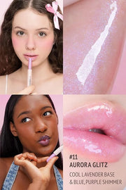 SELF BEAUTY Veganize Collagen Lip Glass Balm - Hydrating Lip w/Hyaluronic Acid - Vegan Korean Lip Balm Moisturizing Lip Ca...