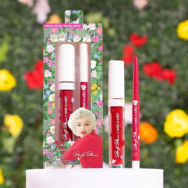 wet n wild Marilyn Monroe Collection Icon Lip Liner & Gloss Set - Product Image