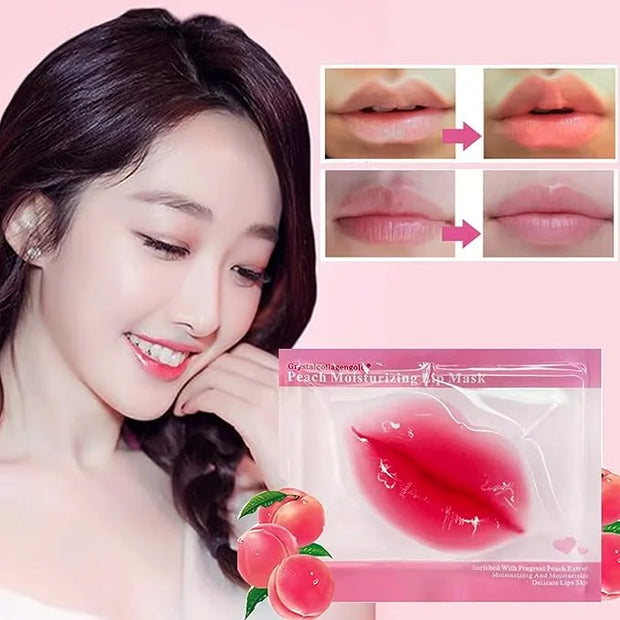 20 Pairs Lip Masks & Eye Masks,V- Face Lift Strap, 24K Gold Gel Crystal Collagen Eye Pads,Moisturizing Lip Mask Crystal Pa...