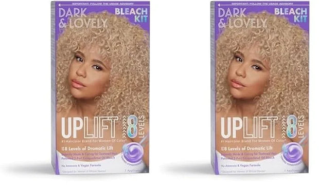 SoftSheen-Carson Interbeauty Dark and Lovely® Uplift Bleaching Kit for Blonde Hair, Includes Bleach Powder, Developer, and...