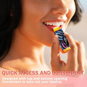 WK IEASON 8PCS Lip Balm Holder Keychain Bulk Gloss