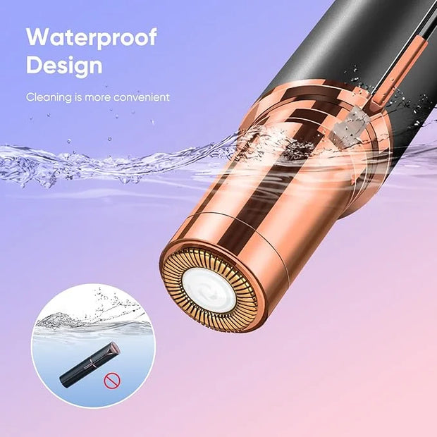 Facial Hair Remover for Women, Device, Remover Women Face, Finishing Touch Upper Lips, Chin & Cheeks, USB Rechargeable wit...