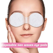 100 Sheets Disposable Eye Mask, Disposable Non Woven Eye Care Cotton Eyemask DIY for Skincare Spa Wrap Moisture Retention ...