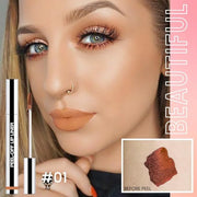 Matte Lip Gloss Stain-Peel Off Lip Liner Tattoo, Orange Brown Lip Tint，Long Lasting Peel Off Lip Stain, Waterproof Transfe...