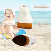 Sunscreen Applicator for Kids,Sunscreen Brush Sunblock Applicator with Protective Case for Kids,Baby,Adult,Beach Essential...