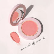 Wander Beauty Hydrating Powder Blush - Lightweight, Peach Blush Makeup with a Blurring, Satin Finish - Buildable Formula w...