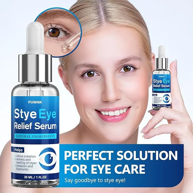 Stye Eye Treatment Serum, Eye Stye Remover for Chalazion, Blepharitis & Stye Removal, Natural Stye Eye Drops, Safe & Fast ...