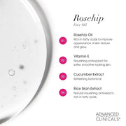 Advanced Clinicals Rosehip Oil For Face With Vitamin E + Botanicals Helps Improve Look Of Dark Spots, Wrinkles, Fine Lines...