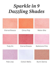 Glint Baked Blush (Pale Lilac, 0.08oz) - Long-Lasting, All-Day Face Blush Powder for a Natural Look. Korean Skin Care, Kor...