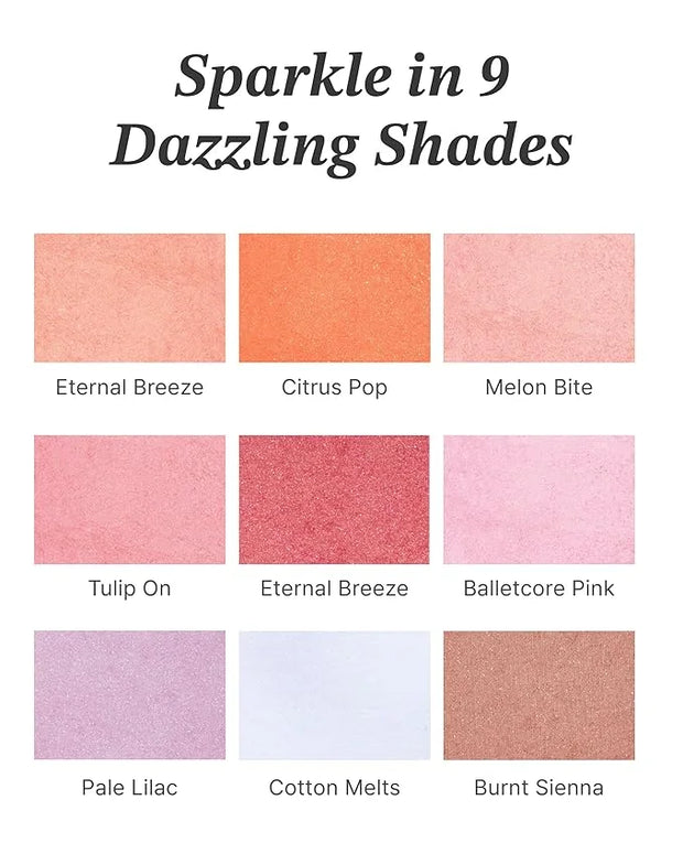 Glint Baked Blush (Pale Lilac, 0.08oz) - Long-Lasting, All-Day Face Blush Powder for a Natural Look. Korean Skin Care, Kor...