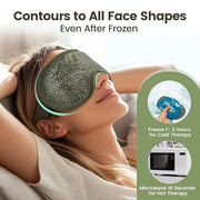 NEWGO Cooling Eye Mask for Puffy Eyes, Cold Eye Mask Eye Ice Pack for After Eyes Surgery, Tension Stress Relief, Itchy Eye...