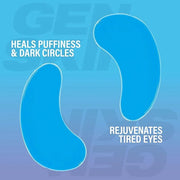 Eye Patches for Dark Circles and Puffiness, Under Eye Mask with Hyaluronic Acid and Marine Algae, Vegan and Cruelty-Free U...
