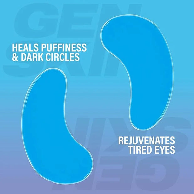 Eye Patches for Dark Circles and Puffiness, Under Eye Mask with Hyaluronic Acid and Marine Algae, Vegan and Cruelty-Free U...