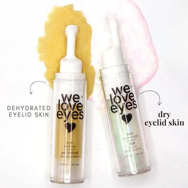 We Love Eyes - P.M. Eyelid Butter - Night time eye cream to lock moisture in while you sleep. Improve fine lines, dark cir...