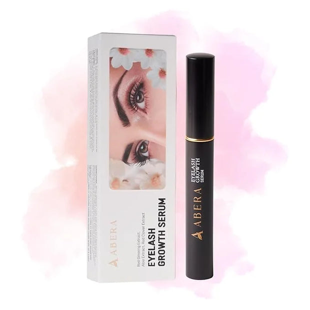 Abera Misan Eyelash Growth Serum – Natural Lash Booster with Red Ginseng, Biotin & Omega 3-6-9 – Fuller, Longer, Thicker L...