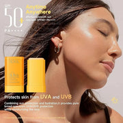 Sunscreen Stick for Face Spf50+ Sunblock Pa++++ Outdoor Water-Resistant Face & Body Solid Sunstick No Eye Irritation Trave...