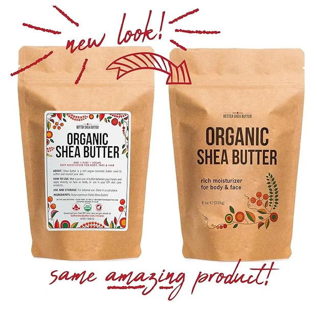 Organic Shea Butter Raw Unrefined | Pure African Shea Butter for Hair & Dry Skin | Natural Face Moisturizer | Body Butter ...