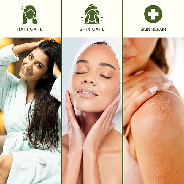 Aloe Vera Spray for Hair | Travel Size | Skin & Face Moisturizer |Fast Absorption| After Sun Care, Sunburn Relief & |3.3oz...