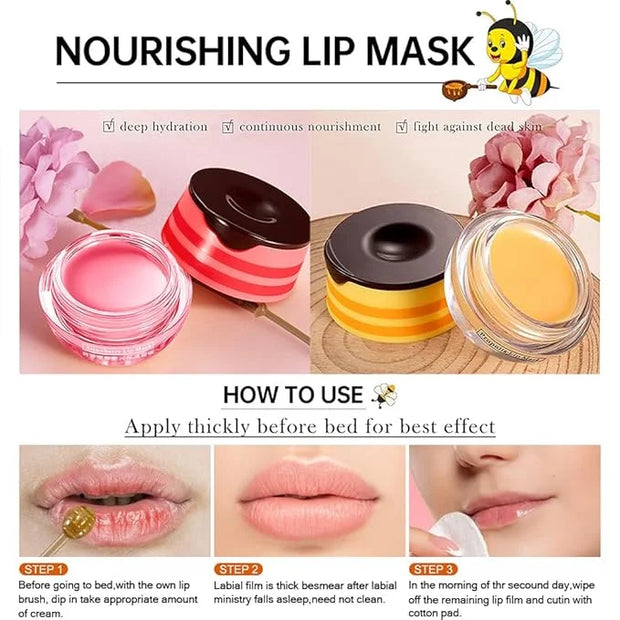 Bee Lip Balm Honey Pot,Honey Lip