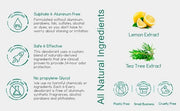 All Natural Deodorant For Kids and Teens 100% Natural Aluminum-Free Carcinogen Free Kids Deodorant For Boys and Girls Clin...