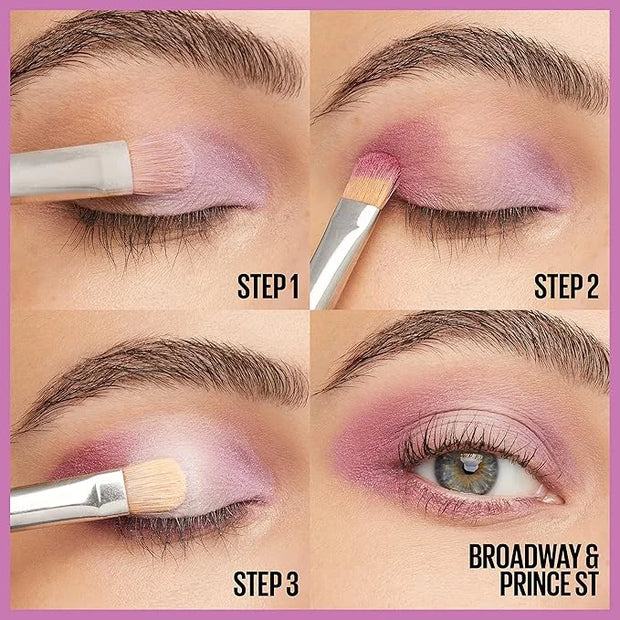 Maybelline New York Shadow Blocks Shadow Blocks Eyeshadow Palette, Stacked Eye Shadow Trio, North 3rd & Bedford Ave, 0.08 ...