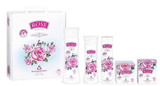 Bulgarian Rose 5 Piece Gift Set with Natural Rose Soap, Rose Body Lotion, Rose Hand Cream, Rose Day Face Cream, Rose Micel...
