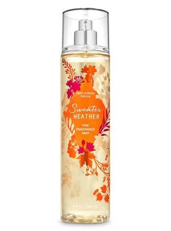 Sweater Weather - Ultra Shea Body Cream and Fine Fragrance Mist - Fall 2020 - Bath and Body Works - Product Image