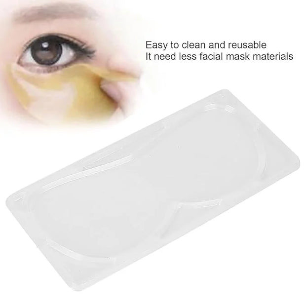 10Pcs (5Pairs) Eye Mask for DIY Face Mask Machine - Reusable Eye Patch Tray Plate Set - Portable DIY Facial Mask Machine M...
