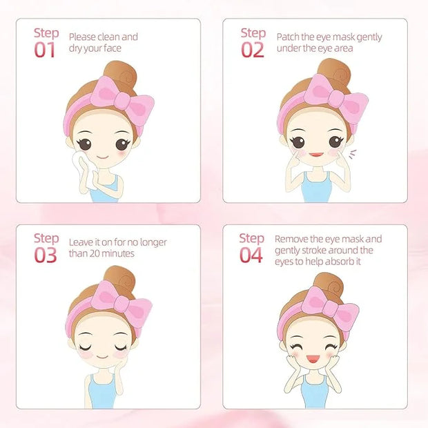 Under Eye Patches (30 Pairs), Eye Mask for Puffy Eyes, Dark Circles,Bags and Wrinkles with Collagen,Relieves Pressure and ...