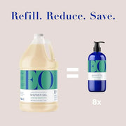 EO Shower Gel Body Wash Refill, 1 Gallon, Grapefruit and Mint, Organic Plant-Based Skin Conditioning Cleanser with Pure Es...