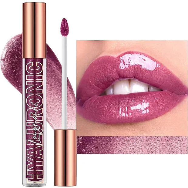 Purple Lip Gloss Lip Plumper Gloss Tinted Glitter Lipgloss Lip Oil Teens Moisturizing Lipstick Lip Balm High Shine And Veg...