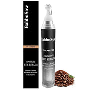 5% Caffeine Eye Serum, Anti-Aging Eye Cream with 360°Massage Roller, Eye Serum for Dark Circles and Puffiness, Reduces Fin...