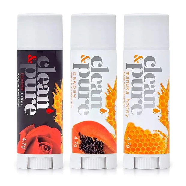 Bee Sweet Lip Balms, 3 Pack