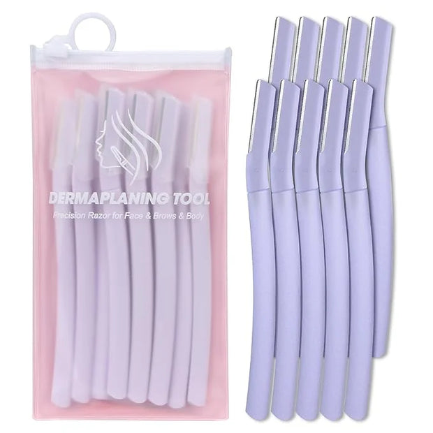 Face Razors for Women, Dermaplane Razor for Women Face, Eyebrow Razor, Facial Razors, Dermaplaning Tool, Gentle Skin Exfol...