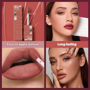 Lip Gloss, Lip Stain Finish Long Lasting Water Resistant, Lipgloss Perfect for Daily Wear & All Ages, Lipstick Vegan Ultra...