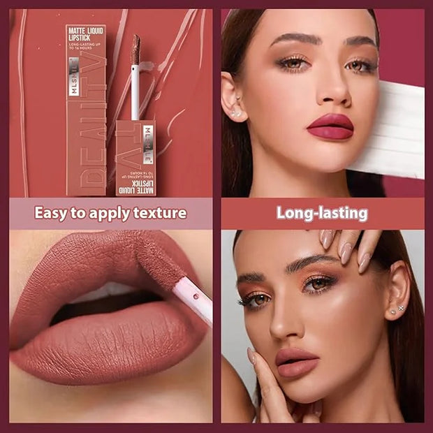 Lip Gloss, Lip Stain Finish Long Lasting Water Resistant, Lipgloss Perfect for Daily Wear & All Ages, Lipstick Vegan Ultra...