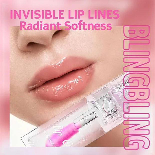 Erinde 2 PCS Magic Color Changing Lip Oil, Moisturizing Lip Glow Oil, Long Lasting Nourishing Plumping Glimmer Glow Lipsti...