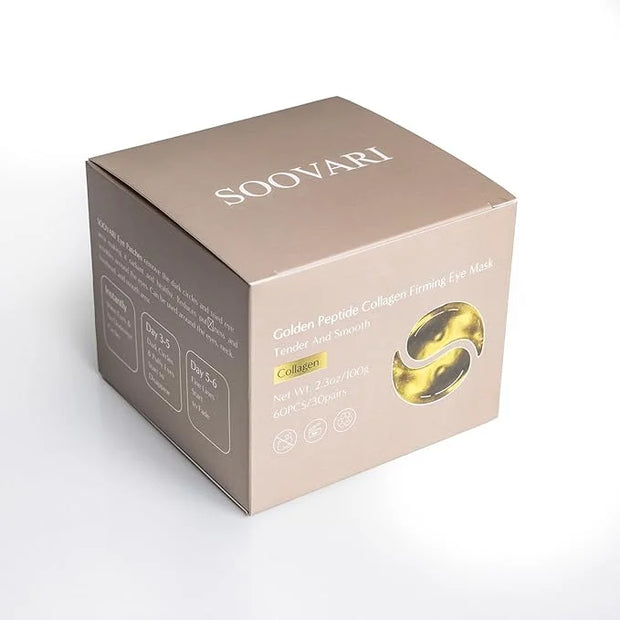 Moisturizing Eye Patches, 60 pcs, 24K Gold Infused, Reduce Dark Circles, Puffy Eyes, Wrinkles, Under Eye Bags. Under Eye M...