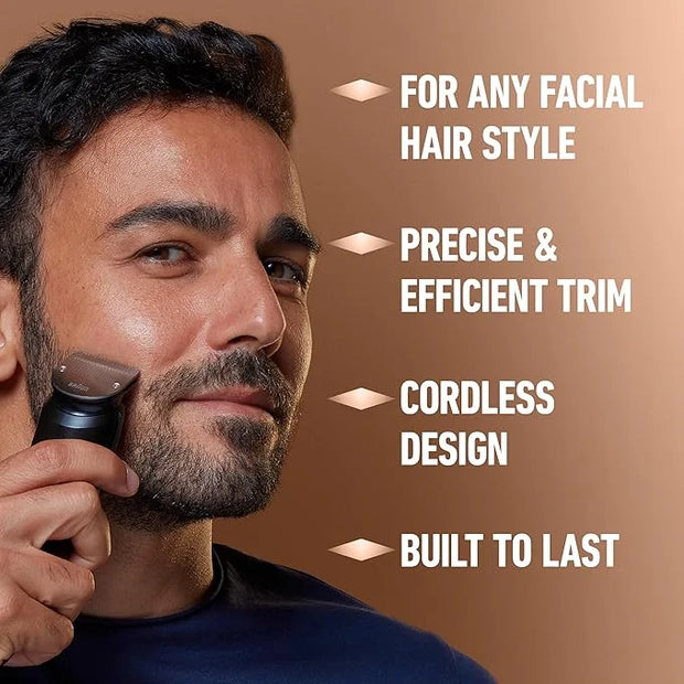 King C. Gillette Beard Trimmer PRO, 40 Length Settings, Cordless Design, Holiday Gifts for Men, 1 Trimmer, 1 Brush, 2 Comb...