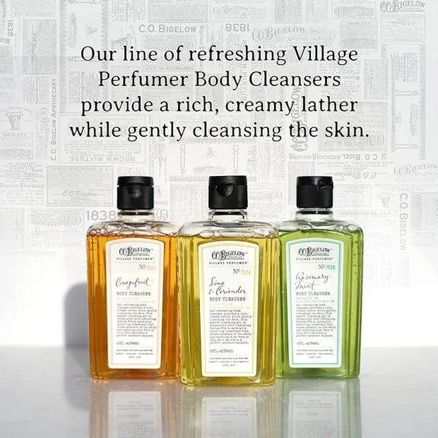C.O. Bigelow Lime Coriander Body Cleanser, Village Perfumer Moisturizing Body Wash for Men & Women with Aloe Vera, Sodium ...