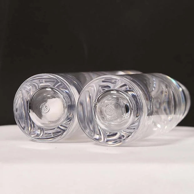 COSIDEA 18pcs Empty 5.5ml Round Clear PETG lip gloss tubes thick wand lipgloss tube container for lip oil - Product Image