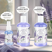 Lavender & Jasmine Scented Spa Gift Set for Women, Includes Body Lotion, Shower Gel, Salts, Bubble Bath, Body Mist, Soap, ...