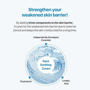 Real Barrier Aqua Soothing Cream 1.7 Fl.Oz. 50ml Hyaluronic Acid Facial Cream| Redness Relief Face Cream for Sensitive Ski...