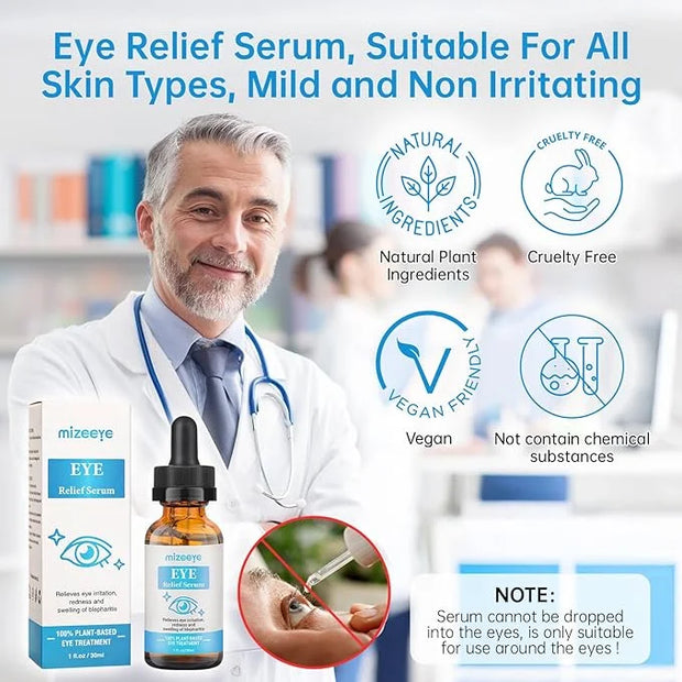 Eye Serum For Chalazion & Blepharitis Treatment, 2 PCS Chalazion Remover For Eyelid Treatment, Eyelid Serum With Avocado O...