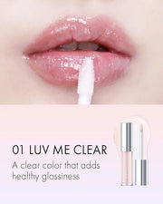 VIDIVICI Millennial Lip Oil #01 Luv Me Clear - Non-Sticky Dewy Gloss for Moisturized & Voluminous Lips - Overnight Lip Mas...