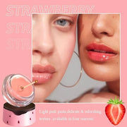 Bee Lip Balm Honey Pot, Strawberry