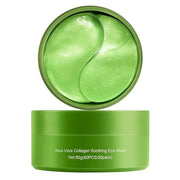 Under Eye Patches, Eye Mask, Eye Patches for Puffy Eyes and Dark Circles - 60 PCS Aloe Vera Under Eye Mask to Reduce Puffi...