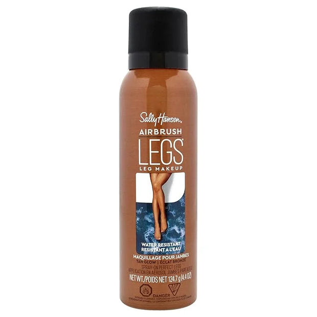 Sally Hansen Airbrush Legs®, Leg Spray-On Makeup, Tan Glow, Easy Application, Flawless Looking Legs, Water Resistant, Tran...