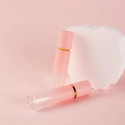 5 Pcs Gradient Pink Lip Gloss Tubes 8ml Empty Refillable Plastic Lip Gloss Containers with Wand Applicators for DIY Lip Gl...
